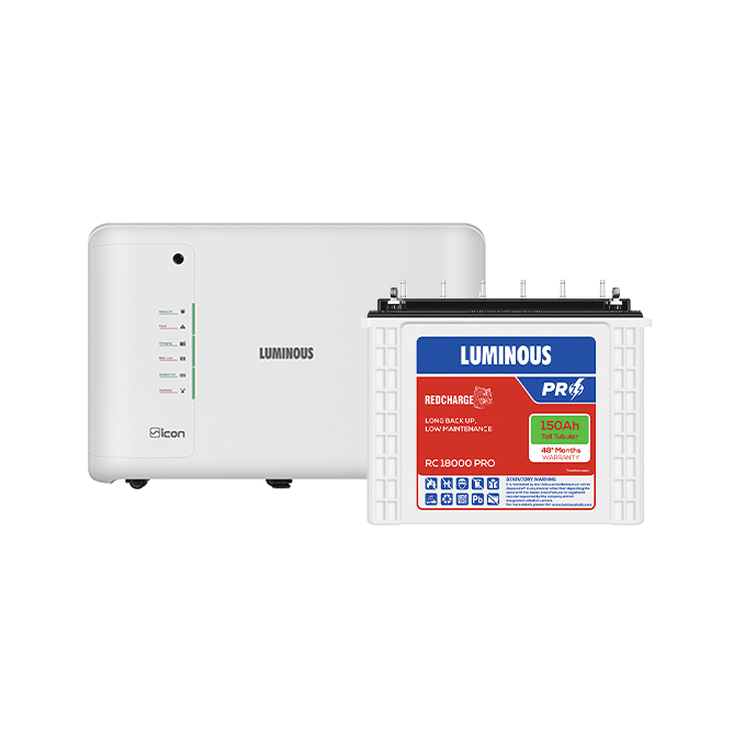 Icon 1100 Inverter with Red Charge RC 18000 Pro Battery
